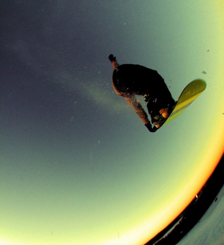 Tagen med fisheye. Synns det?. Foto: Johan Vall. Åkare: Jonas.