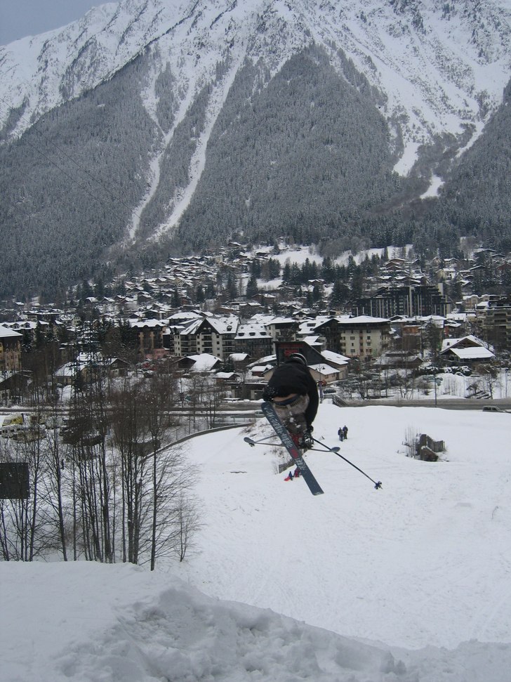 Når bakken er stengt må enn finne andre steder �. Foto: Jørn Arild Andenæs. Åkare: Kjetil Rødland.