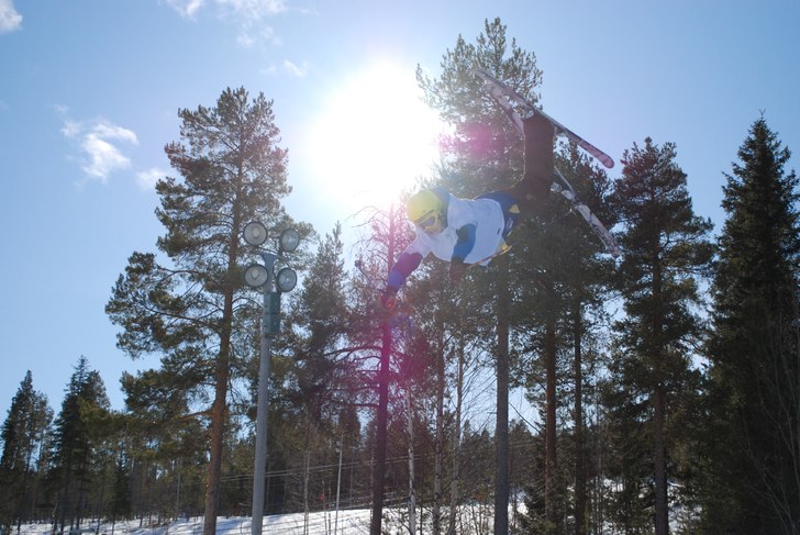 Superman front. Foto: Linn Nilsson. Åkare: Dennis Berggren.