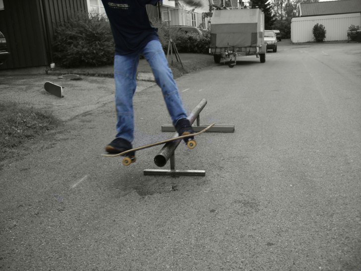 Min lilla rail ;). Foto: Erik Bengtsson. Åkare: Felix Eriksson.