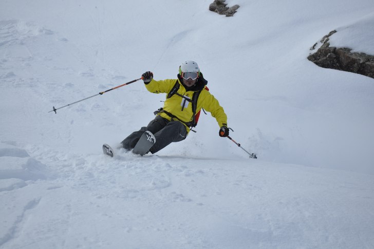 Bilden som Pelle vinner 3,e pris i Åka Skidors om. Foto: Per Jansson. Åkare: Johan Fahlgren.