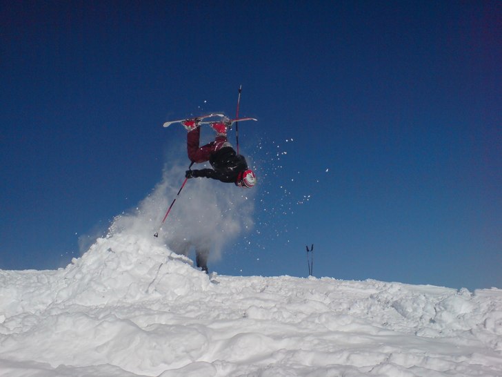 En meters puder!!!. Foto: Aurora Larsson. Åkare: William Larsson.