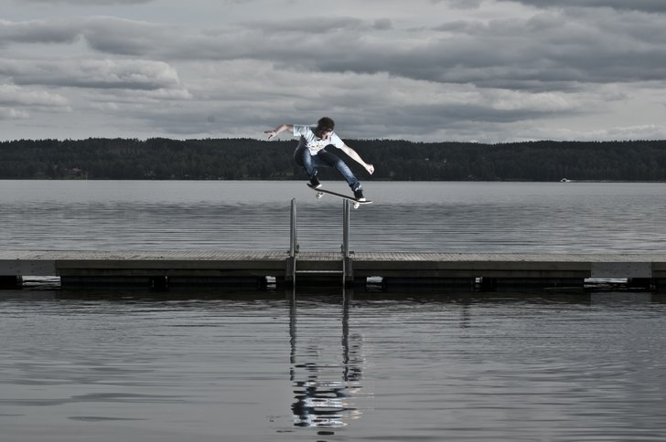 dags att komma igång efter några månaders uppeh. Foto: Max Neuriesser. Åkare: Olle Pettersson.