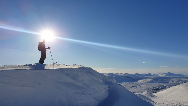 Topptur till Ottfjället, Vålådalen i slutet av .