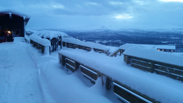Hvitt gull :) 
Det har kommet 40 cm snø siste dag.
