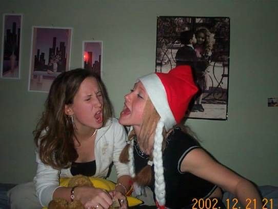 Lotta och Jag sjuuungeer. Foto: Joanna eller Jennie ?.