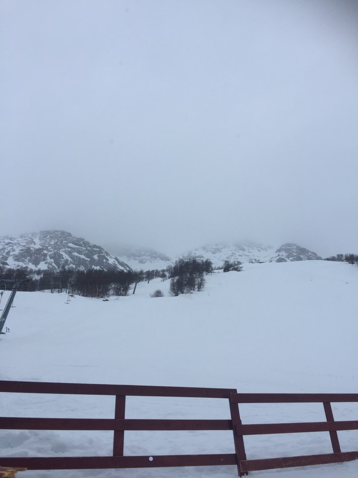 Mandag 21. Mars
Litt snø i luften, ca. 2 grader o.