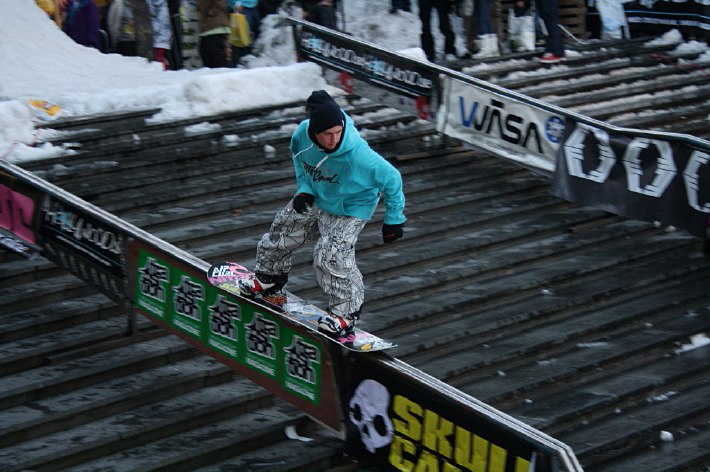 Frontline Railjam 2009. Foto: Jocke L. Åkare: Nils Arvidsson.