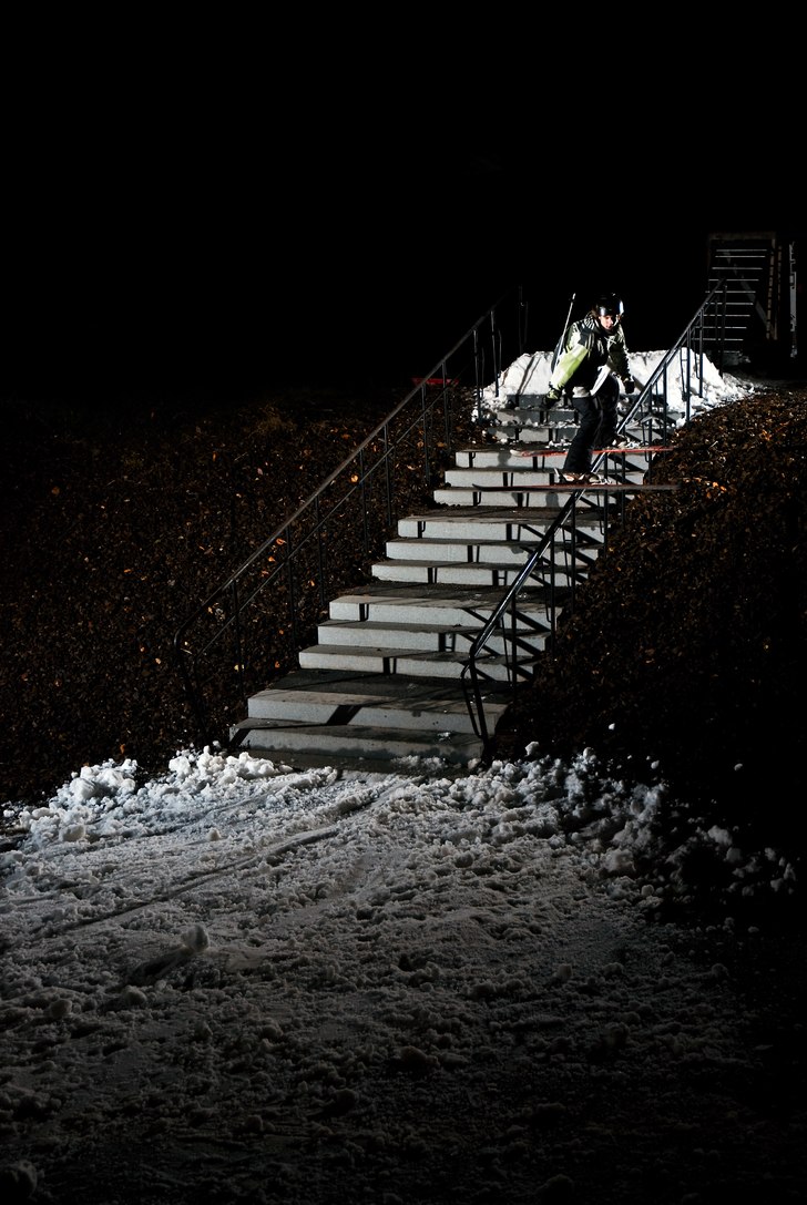 Streetrails Falun! . Foto: Magnus karlsson. Åkare: Daniel Swanbeck.