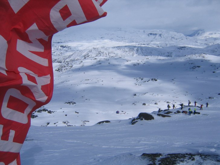 Starten, NM 2005 på Norddalsfjället, kvaldagen s. Foto: Martin Bengtsson.