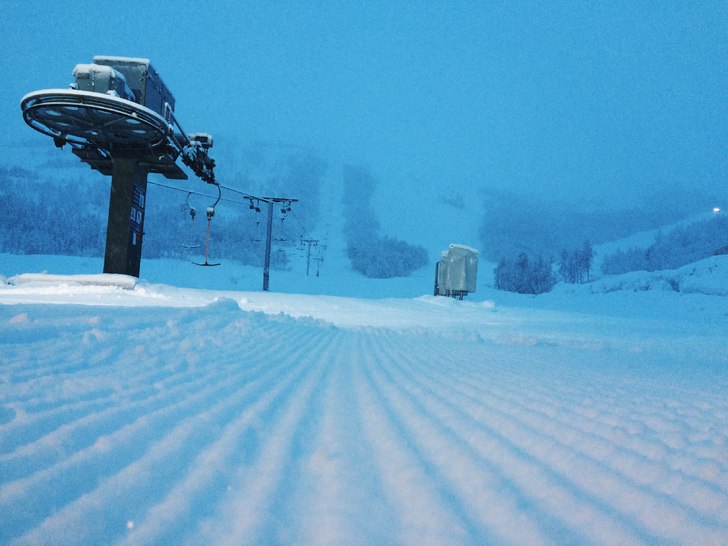 Rindabotn går! 
Nå er det endelig nok snø for �.