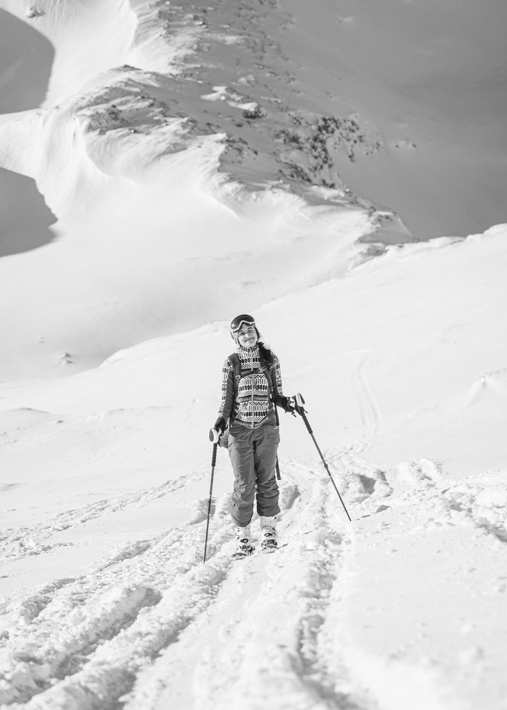 På topptur på väg mot Låktatjåkko Fjällstati.