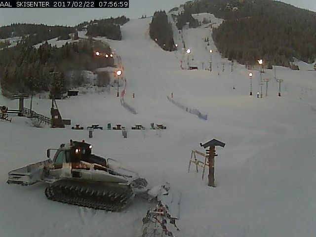 Kom snø i natt
Vi har ventet på snø og i natt k.