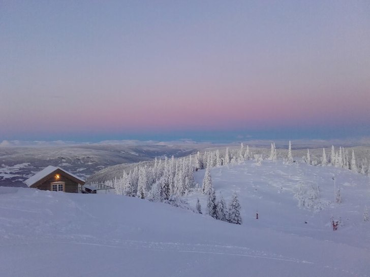 Fine forhold foran helgen..
Til tross for lite ned.