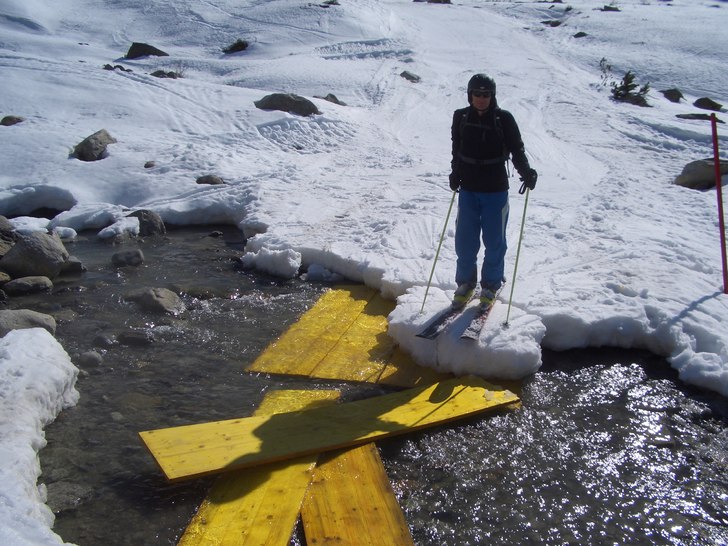 Glacier Backcountry ski-run. Foto: Maik. Åkare: Martin.