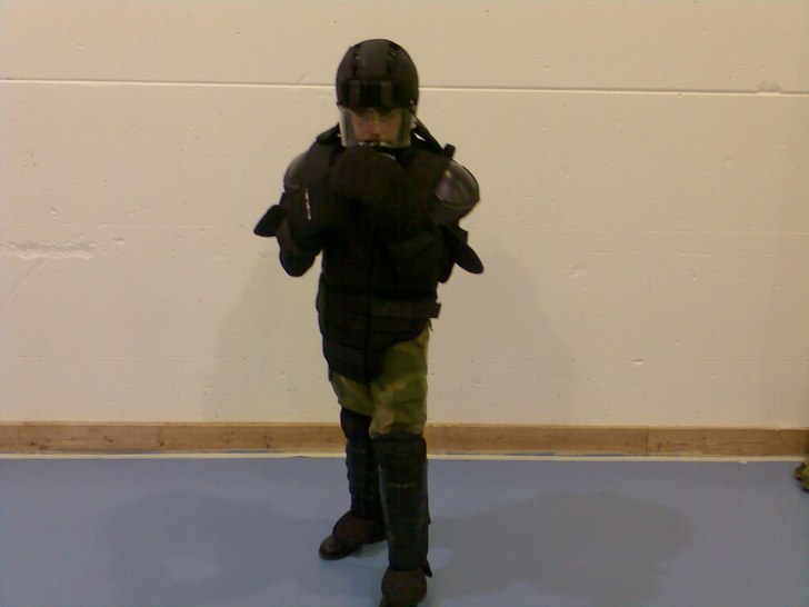 Nærkamputrustning. Foto: C.L|. Åkare: Vegard J.R.