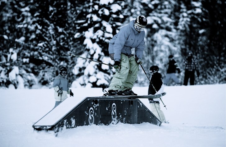 Nyårs jibb. Foto: Linus Endahl. Åkare: Marcus Carter.