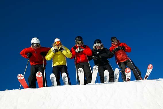 Foto: Bo Lind. Åkare: Helena, Jag, Oscar, Jeppe, Nora.