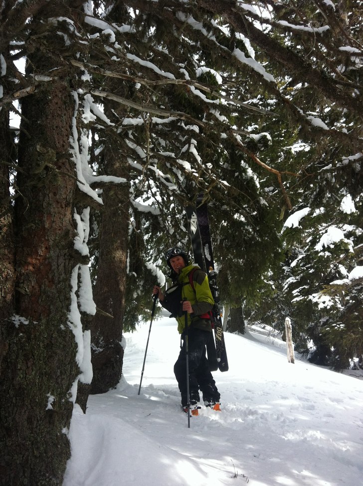 Ibland behöver man gå en bit för att hitta stä. Foto: Michael Andersson. Åkare: Mathias Andersson.