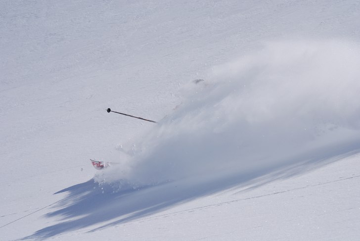 Djup snö i Stuben!. Foto: Oskar. Åkare: Mattias.