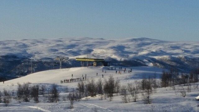 Beitostølen skiheiser 
Flott skue ned mot Ola Exp.