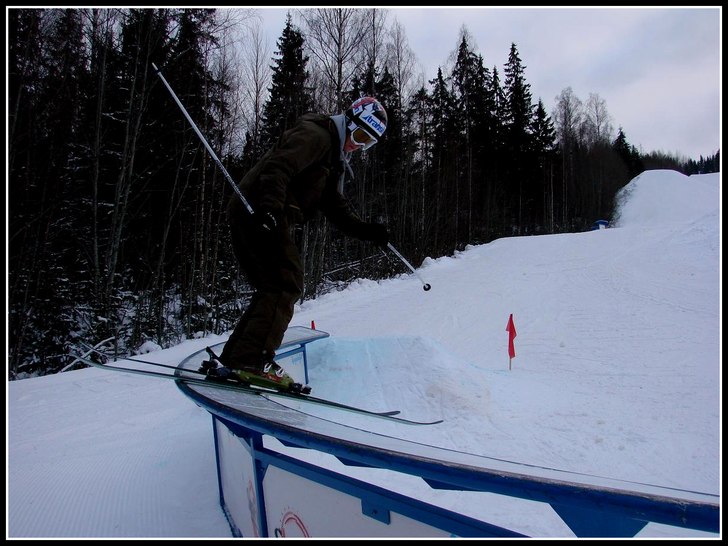 c-railet. Åkare: Jag.