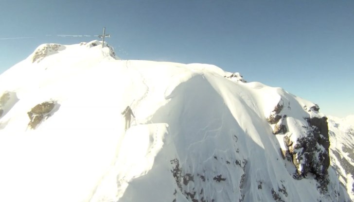 Kamvandringen upp på Rocher de Pierre d'Arbi.