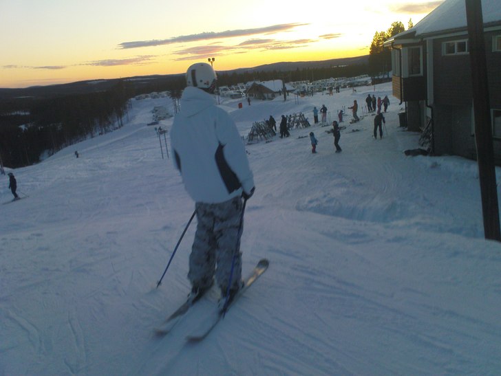 Samma dag.... Foto: Okänd.