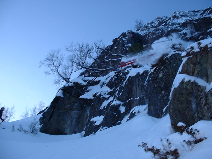Det va riktigt skön snö i hemsedal vid nyår -07. Foto: Emma Johansson. Åkare: Rickard Ljunggren.