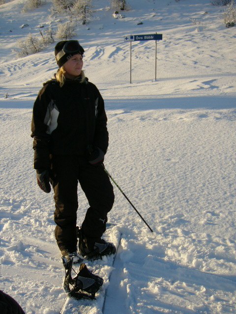 haha, vi chillar vid övre blåbär - enda "b. Foto: Johanna Grundberg. Åkare: Isabell Back.
