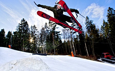 DN var där och gjorde en artikel om att väsjö �. Foto: DN. Åkare: Jag.