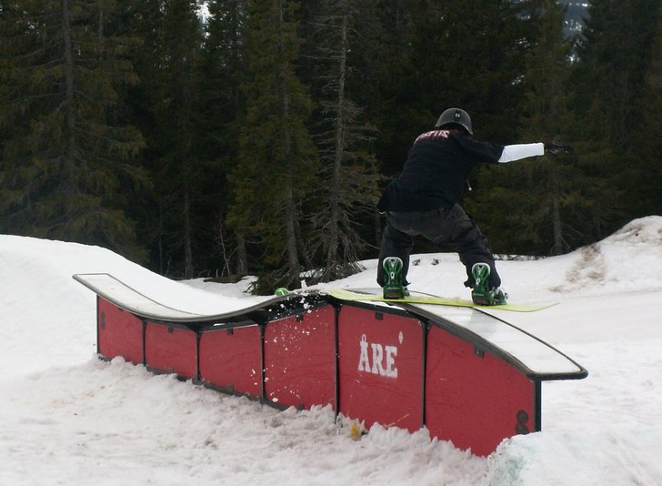 Bs Boardslide. Foto: Johan Sjögräs. Åkare: Johan Shredda.
