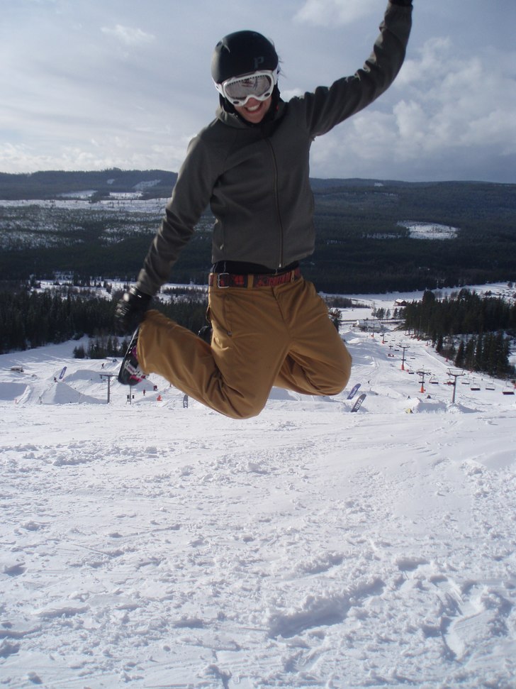 jaa, står o torr-hoppar lite =). Foto: Pickan. Åkare: Linn. Andersson.