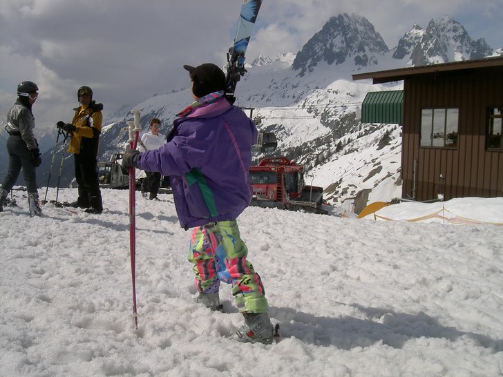 Denna skidoverall och skidor skulle jag kunna dö . Foto: Oskar Johansson. Åkare: Big Momma.