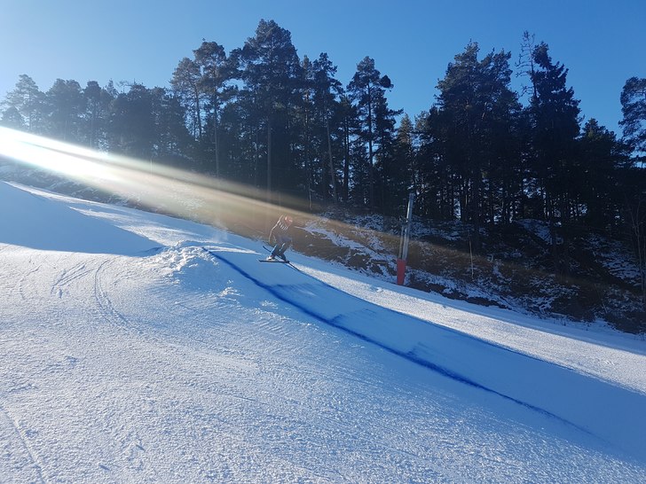Fanatiske forhold 
Strålende dag med sol og fanta.
