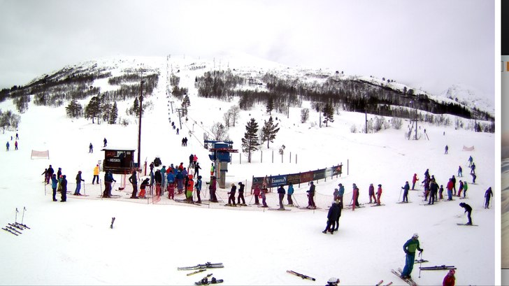 Stor utfart
Reine påskeutfarten i Hornindal skise.