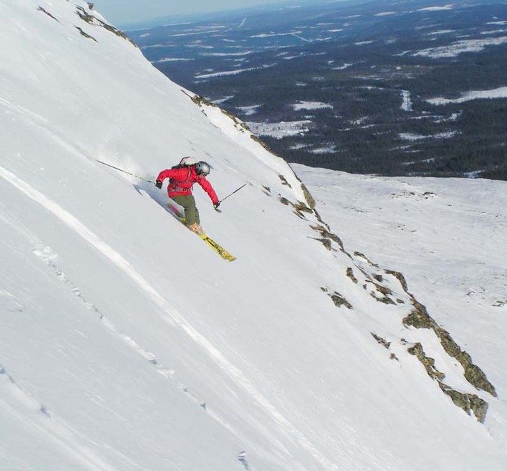 En bra dag i Åre. Foto: Johan Edenteg. Åkare: Magnus Eriksson.