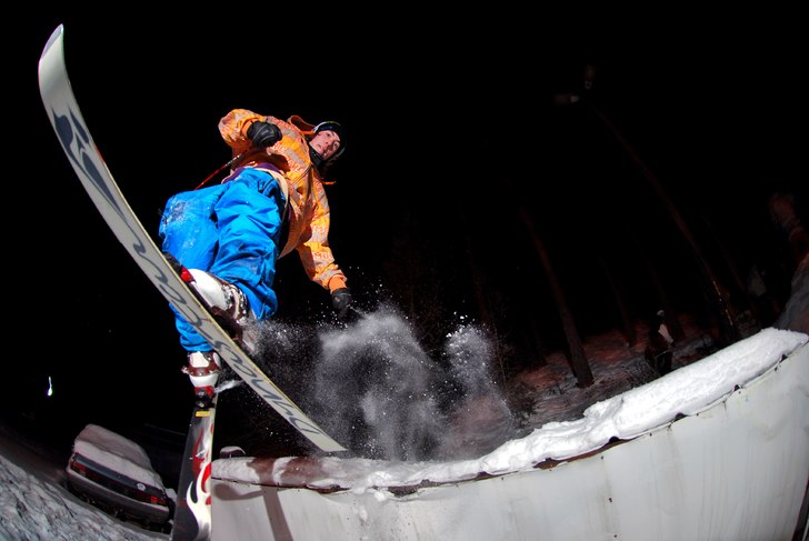 Screlf teamet var i kläppen en helg, bodde på li. Foto: Måns Dohns. Åkare: Jesper "Jeppenator" Norén.