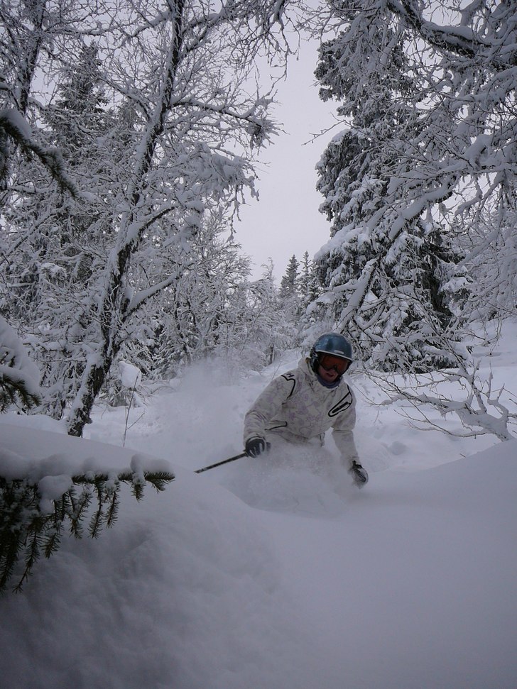 Lite nysnö ;). Foto: Emil Lidberg. Åkare: MB.