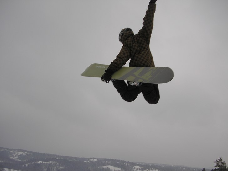 I "BIG AIR HOPPET" i yxbacken. Foto: Ingen aning. Åkare: Jaaaaag.