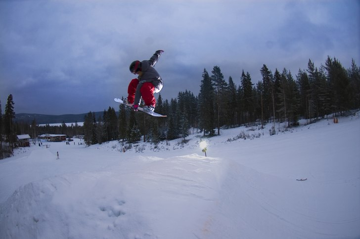 jag skuttade en liten indygrab å big C knäppte m. Foto: christoffer wastegård. Åkare: johanna holmstedt.