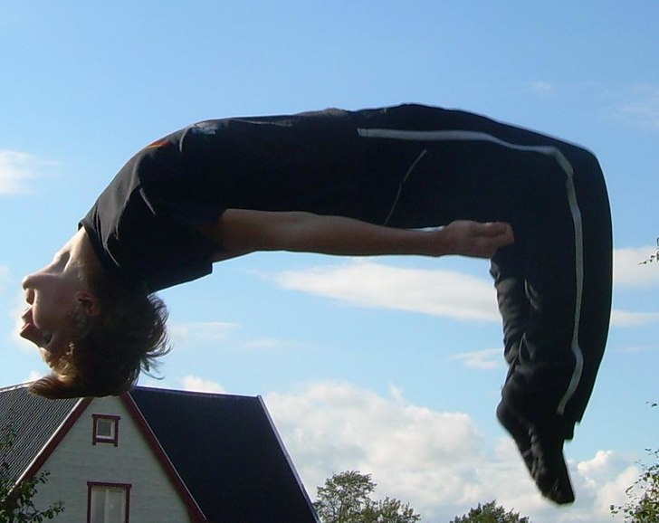 Backflip. Foto: Lukas Linnarsson. Åkare: Ludvig Linnarsson.
