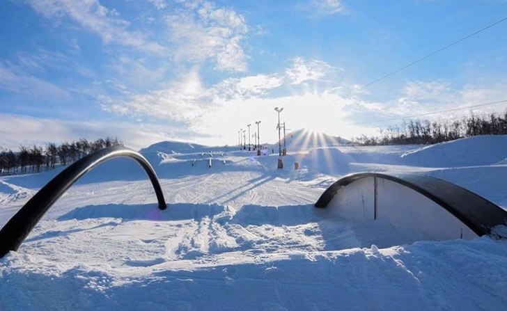 Sol og fantastiske forhold :)
Vi er klar for en he.