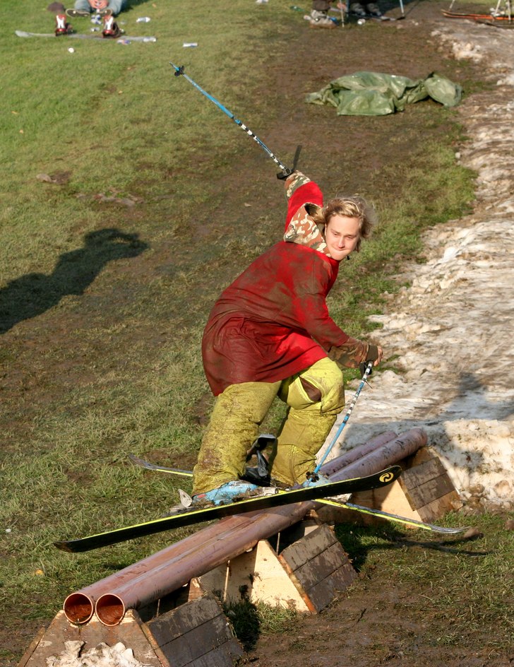 Jamets vinnare Robin Davidson snurrar på under kv. Foto: Victor Lindgren. Åkare: Robin Davidson.