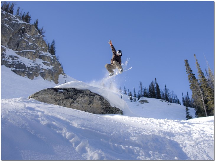freeride in jackson hole. Foto: oleg krivtsov. Åkare: oleg stepin.