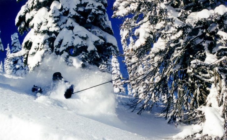 Efter 9!! dagar med snö tittade solen fram.. Foto: Cecilia Boreström. Åkare: Mattias Johansson.