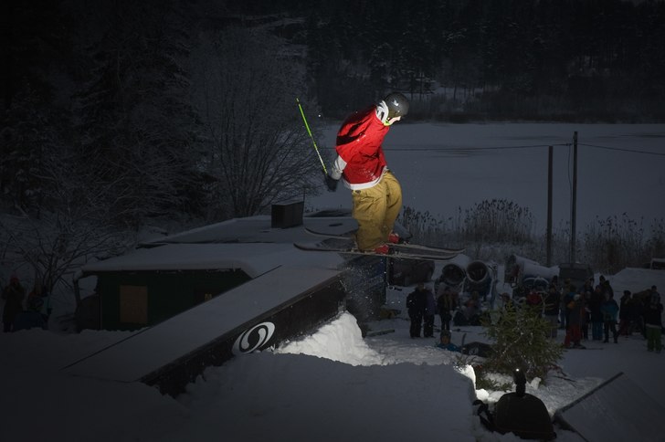 Väsjö Railjam 2010. Foto: Pax Engström Nyström. Åkare: Okänd.