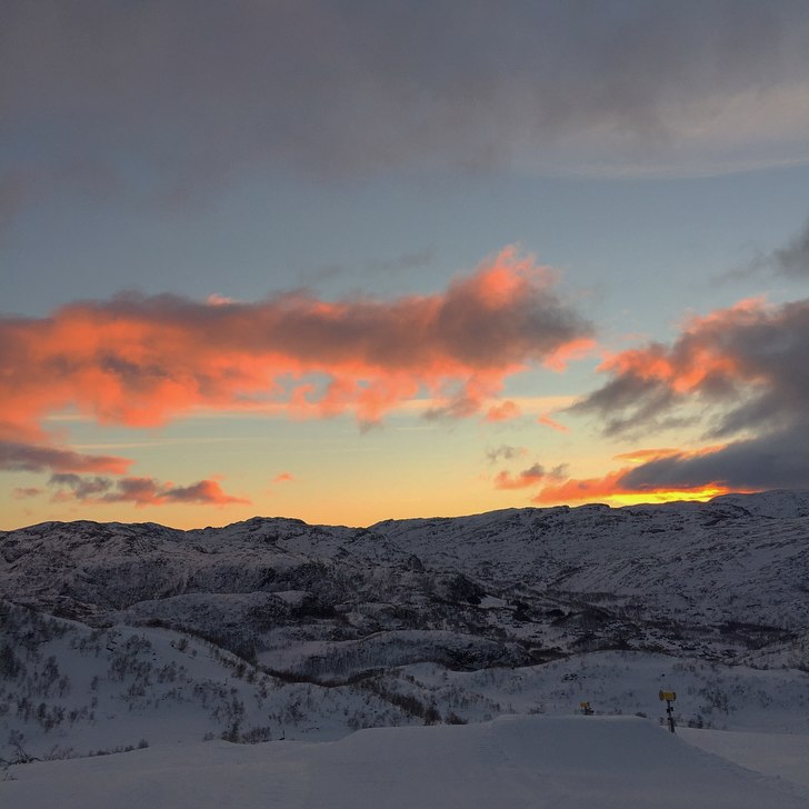 En fin dag i vente 
Gode forhold i bakken.