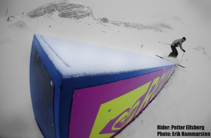 Skön box i Kaprun som Parma lekte på.... Foto: Erik Hammarsten. Åkare: Petter "Parma" Elfsberg.