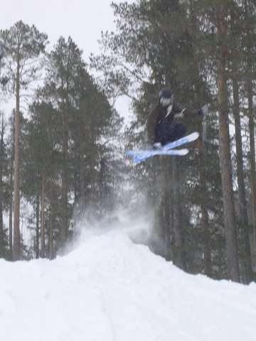 Jag, påväg att dra en mute.. Åkare: Oskar Åkerström.
